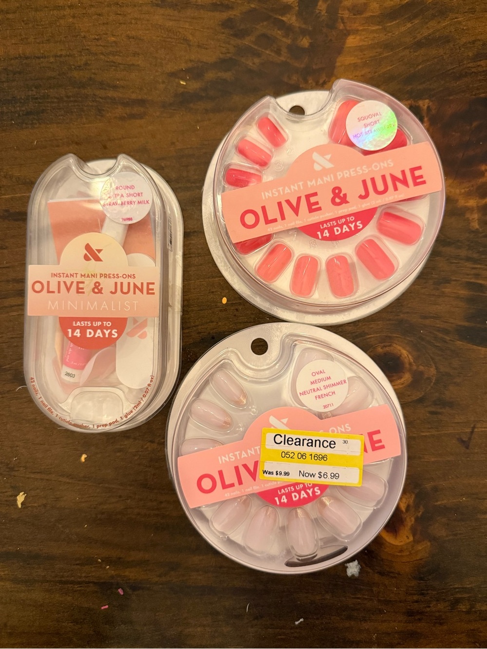 Brand New Olive and June Press on Nails - 3 Sets